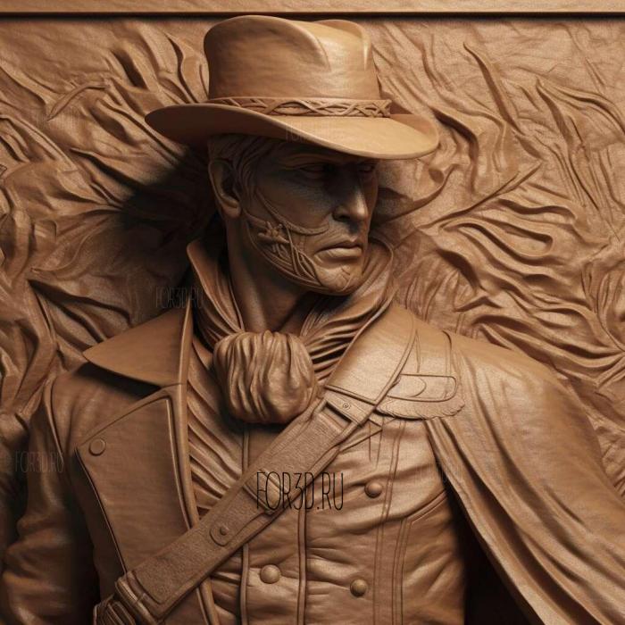 stl Zorro movie 2 stl model for CNC